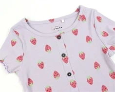 Name It orchid petal/strawberries slim top